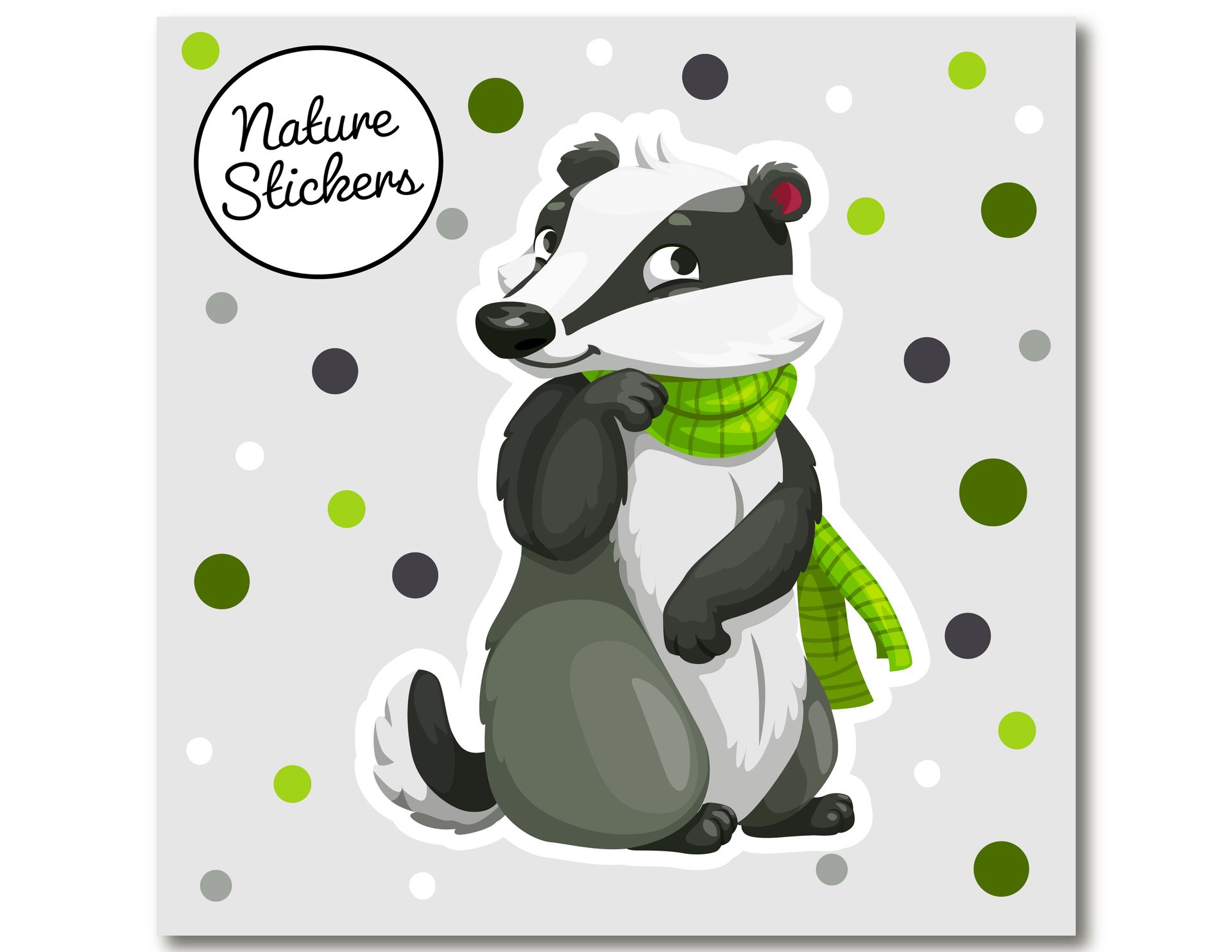 Jumbo Backyard Nature Stickers. 