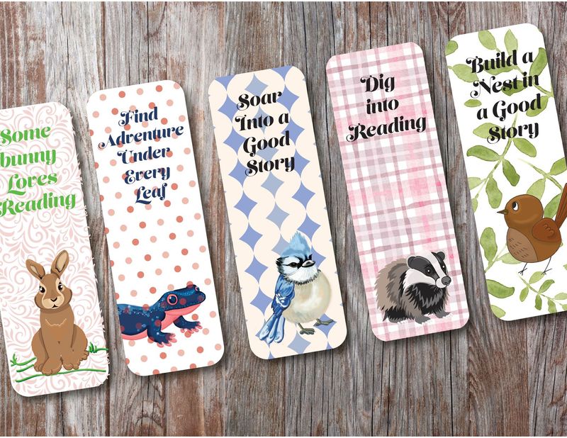 Backyard Wild Animal Bookmarks
