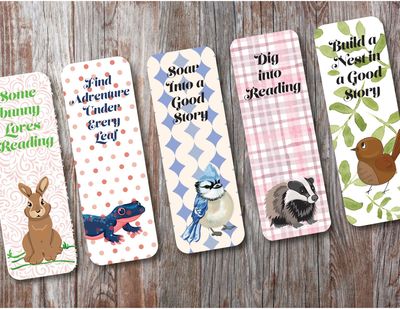 Backyard Wild Animal Bookmarks