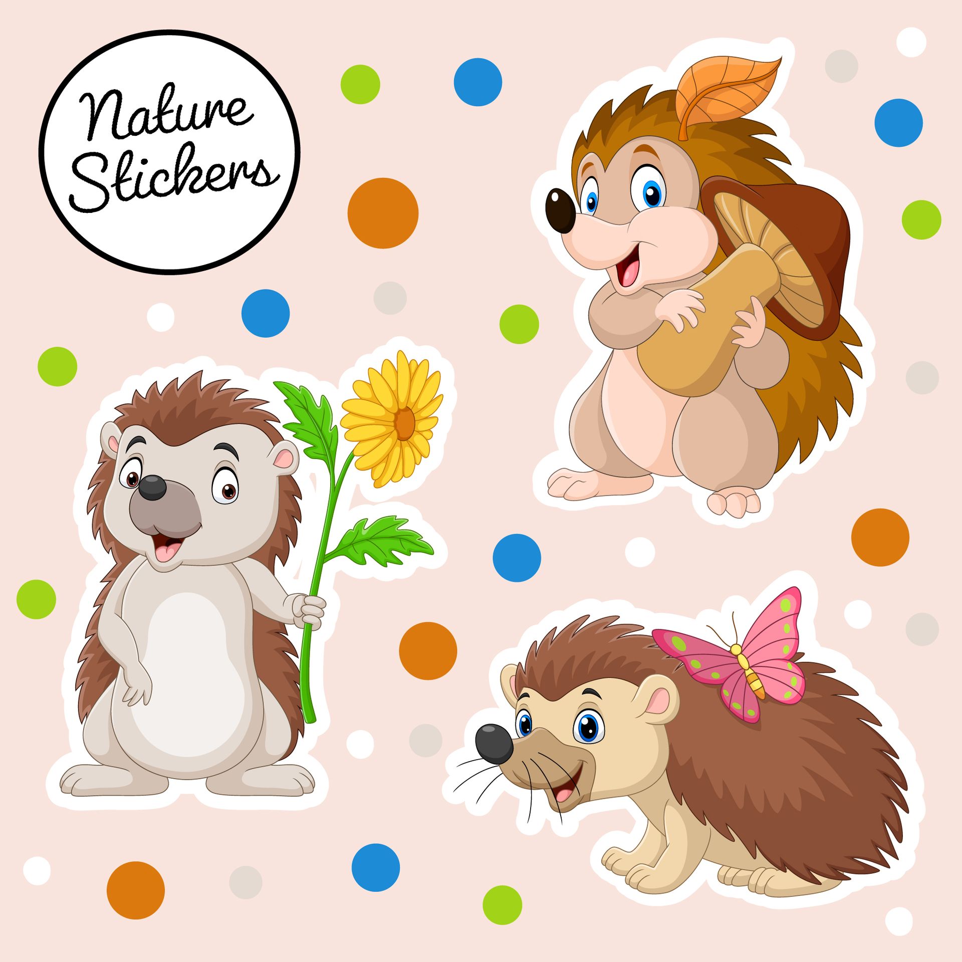 Backyard Nature Sticker Sets