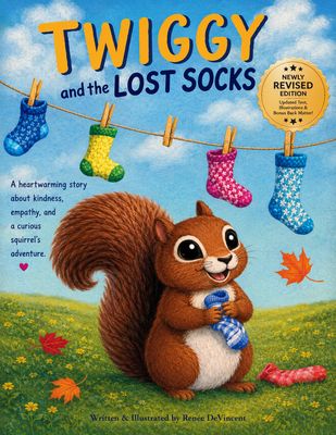 HARDCOVER-Twiggy and the Lost Socks Children's book, Twiggy and the Lost Socks. New Edition