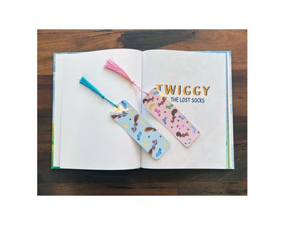Twiggy Bookmarks Squirrel Bookmarks
Kids will love their matching bookmarks while reading along with Twiggy and the Lost Socks