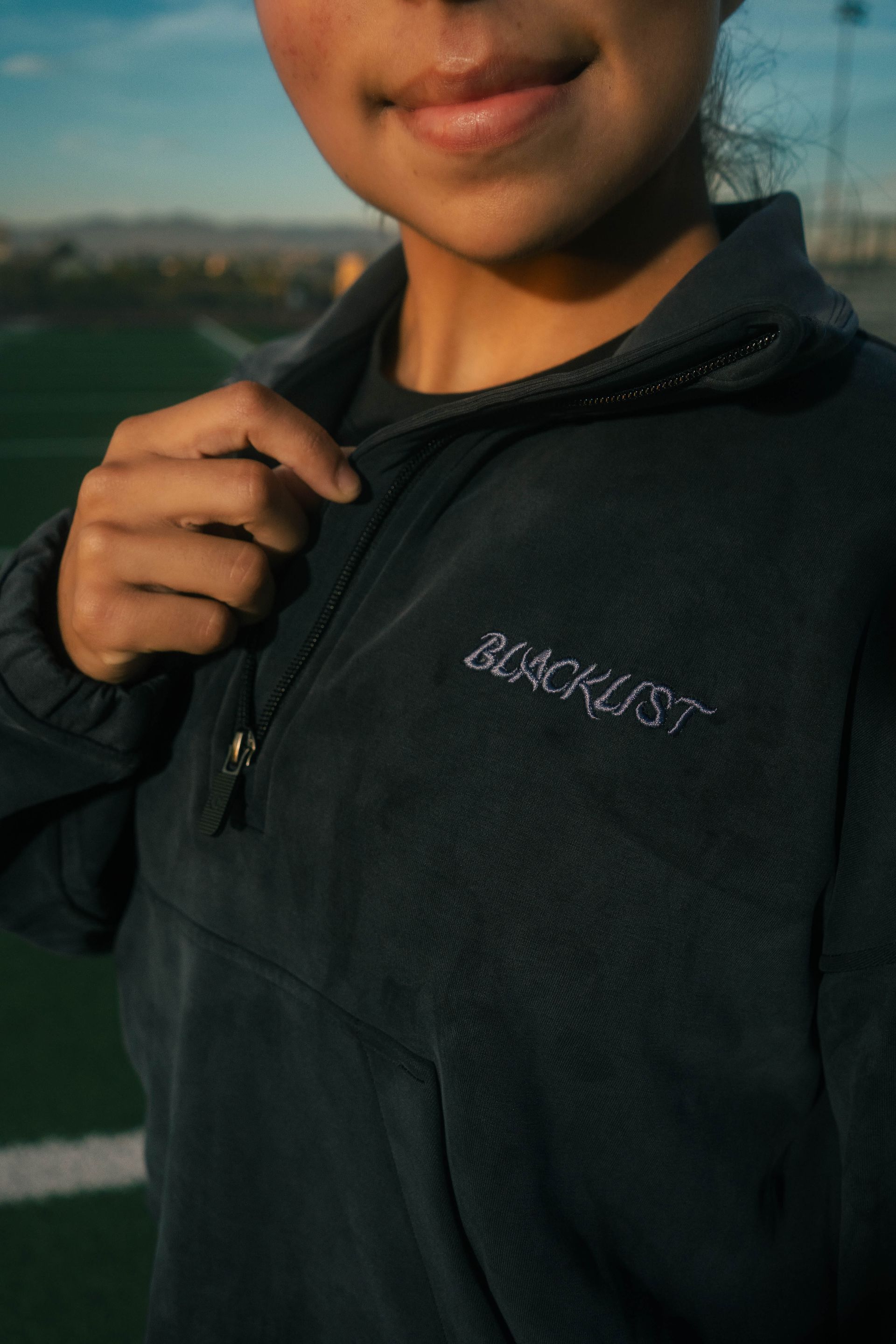 Brushed Softstreme Half Zip - lululemon - Black // BlacklistLA