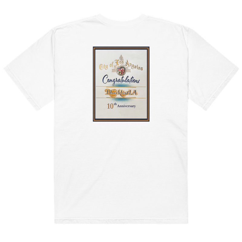 10 Year Anniversary "Certificate" T-Shirt