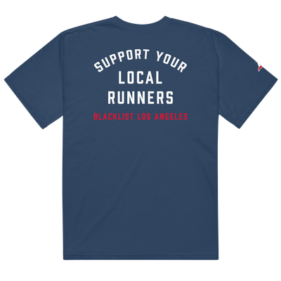 "Support Your Local Runners" Heavyweight T-Shirt (Clips)