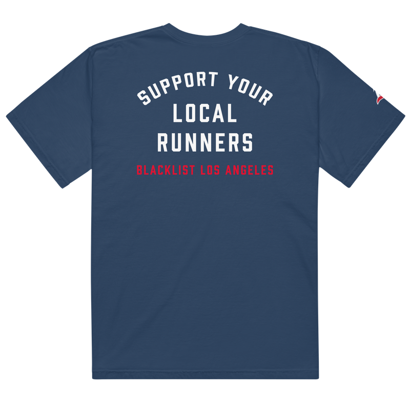 "Support Your Local Runners" Heavyweight T-Shirt (Clips)