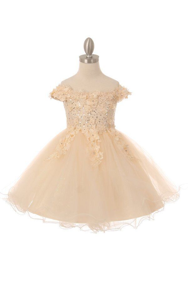 Cinderella Couture 9085, Color: Champagne