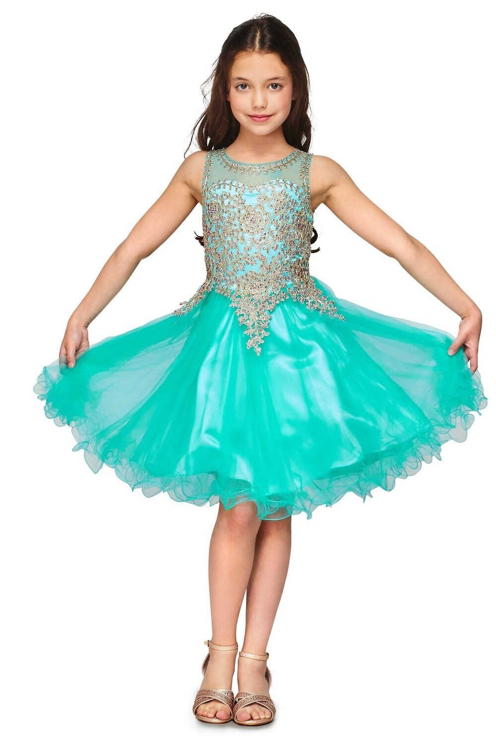 Cinderella Couture 5017B, Color: Aqua Marine