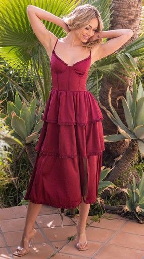 Velvi Maeve, Color: Burgundy