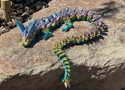 3D 16&quot; Crystal Dragon
