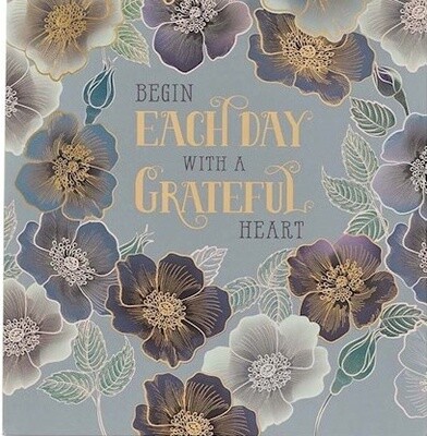 Begin Each Day with a Grateful Heart journal