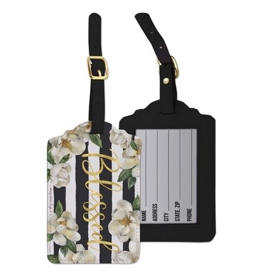 Blessed luggage tags