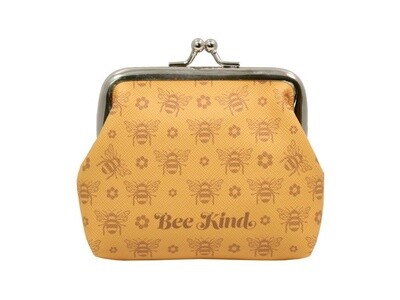 Bee Kind coin purse