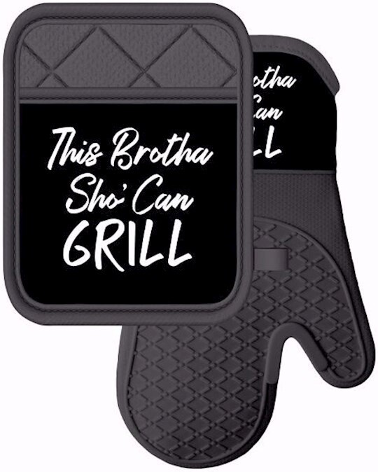 This Brotha Sho&#39; Can Grill Oven Mitts