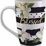 Blessed latte mug / magnolias
