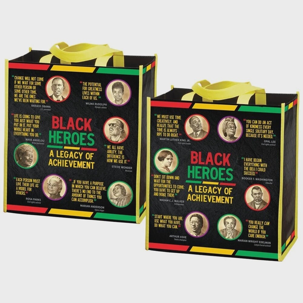 Black Heroes reusable tote