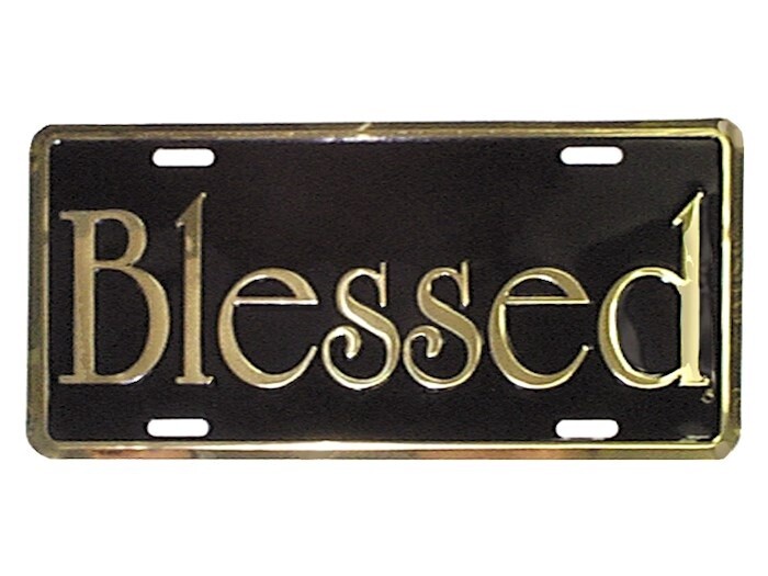 Auto Tag Blessed Tag (Gold/Black)