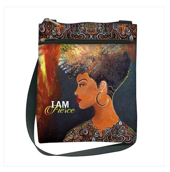 I Am Fierce travel purse