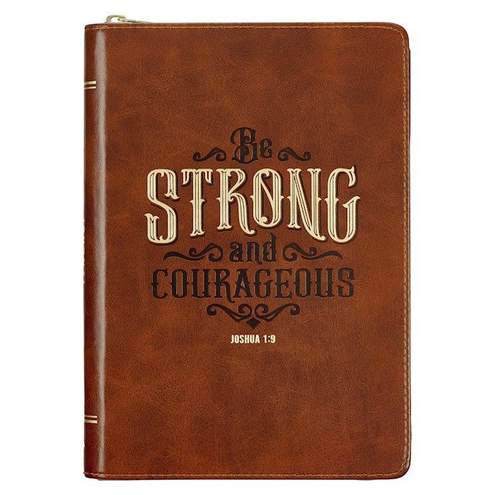 Be Strong Journal with zipper