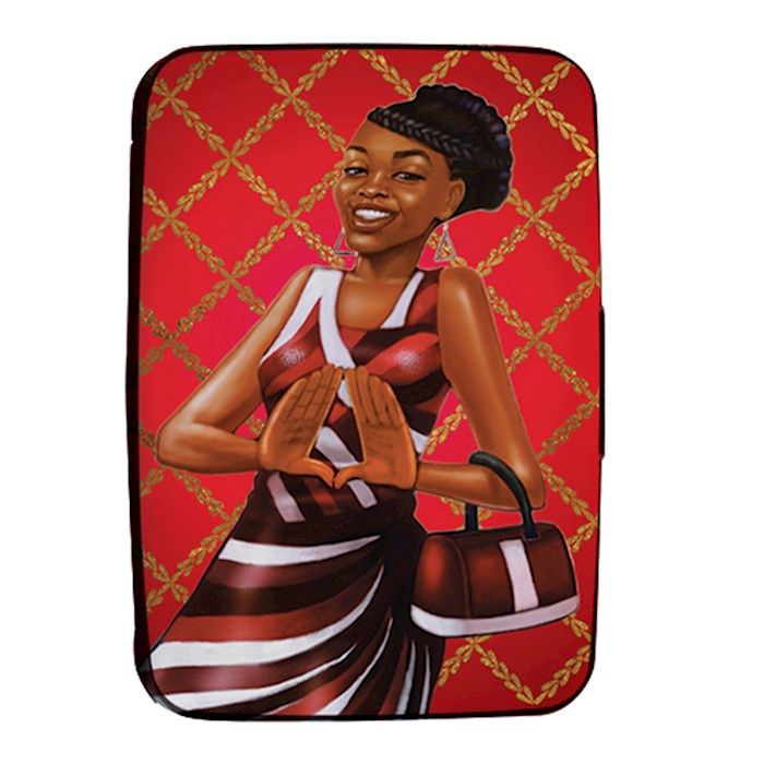 Delta Red Card Holder