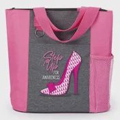 Step Up For Breast Cancer Awareness Tote Bag