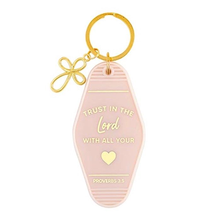 Trust in the Lord Motel Style Keychain Keytag