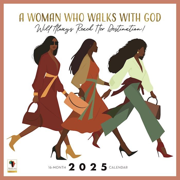 A Women Who Walks with God Calendar 2025