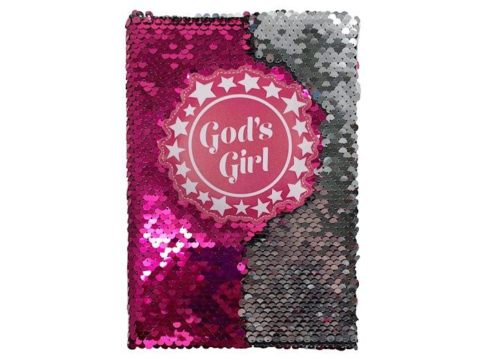 God&#39;s Girl Sequin Journal