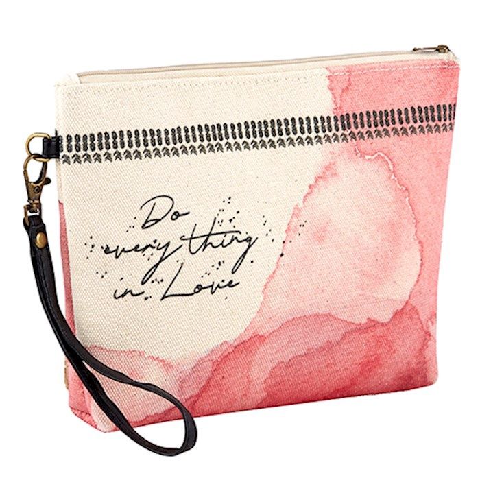 Do Everything In Love Canvas Pouch