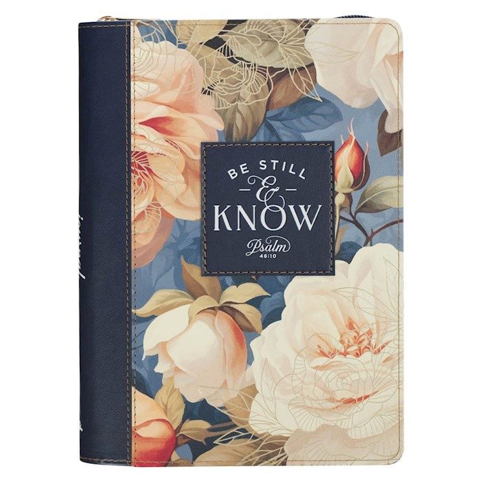 Be Still and Know Zipper Journal