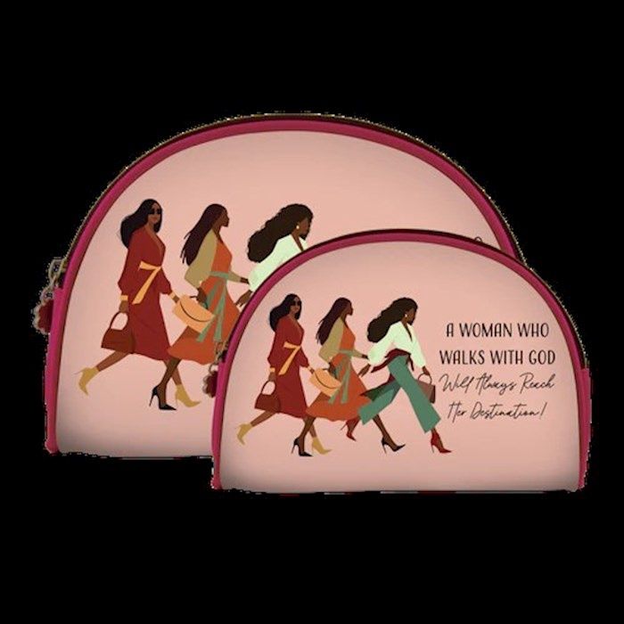A Woman Who Walks ... Comestic Duo bag