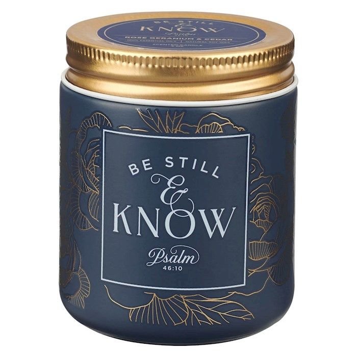 Be Still and Know Candle