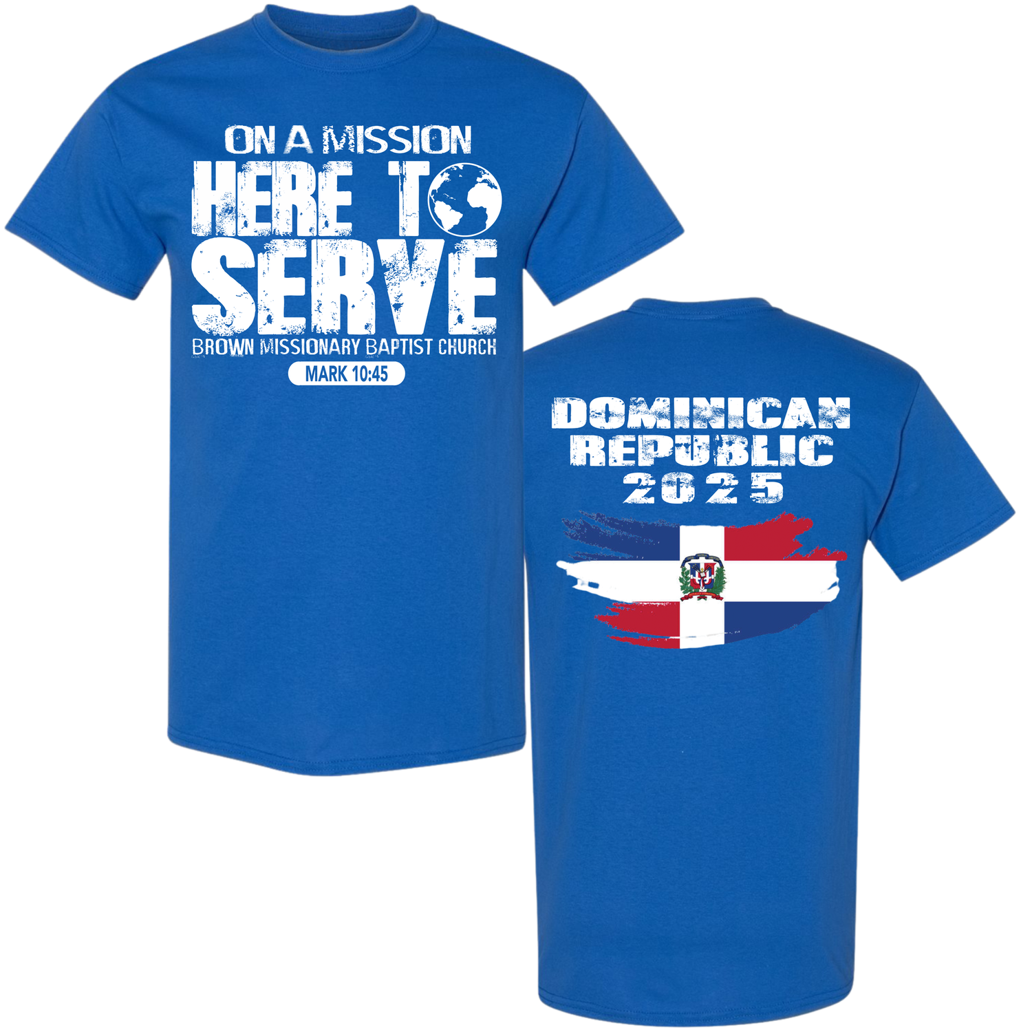 Missions Shirt 2025 (Front and Back )