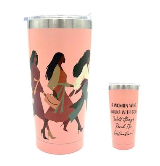A Woman Who Walks With God Tumbler 20 oz