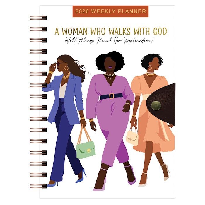 Weekly Planner 2026 - A Woman Who Walks With God Planner