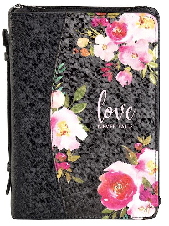 Love Never Fails Bible Cover