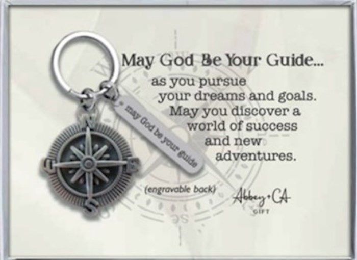 May God Be Your Guide Keychain