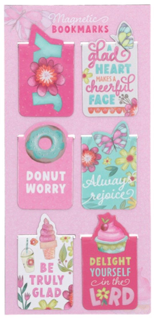 Magnetic Bookmarks Joy Donut Worry