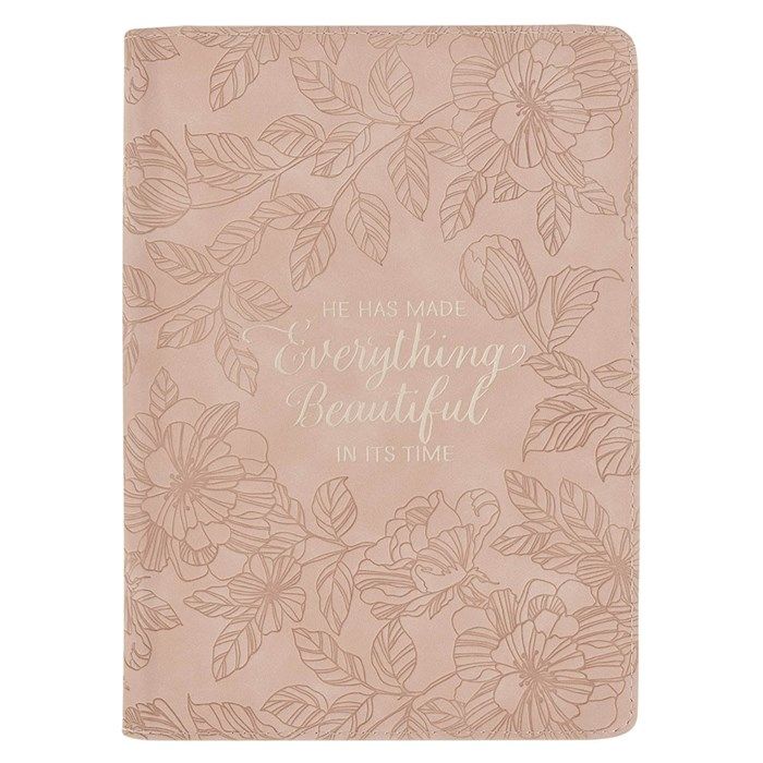 He Has Made Everything Beautiful zipper journal