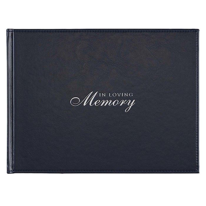 Guest Book-In Loving Memory-Black