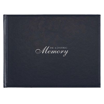 Guest Book-In Loving Memory-Black