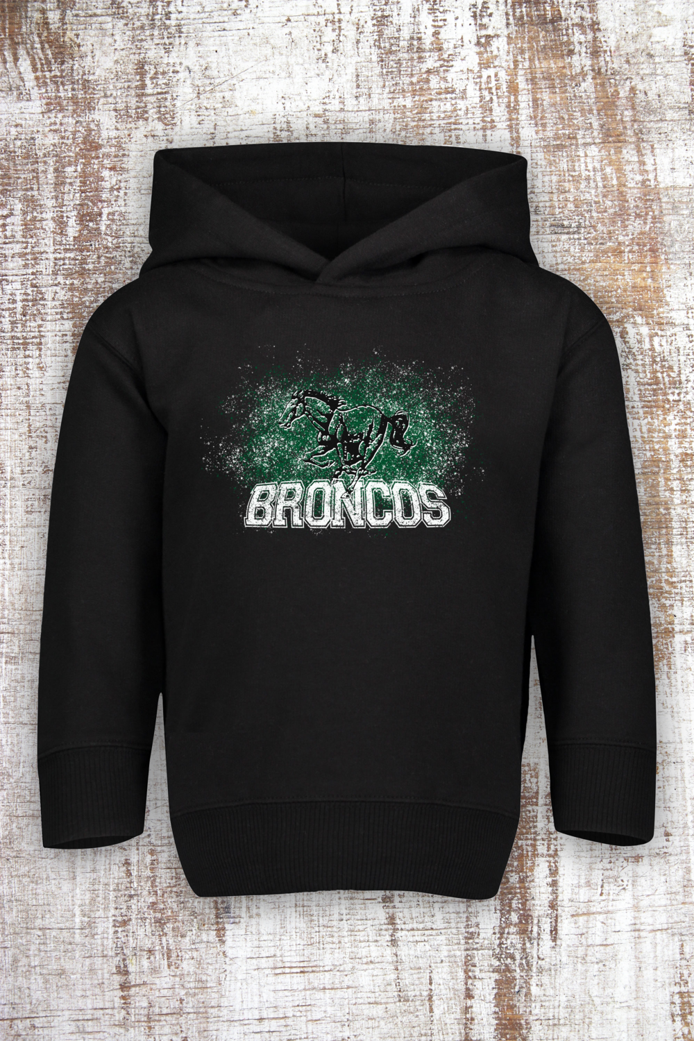 Paint Splatter Unisex Toddler Hoodie, Color: Black