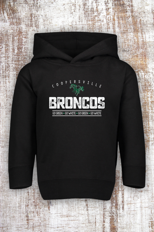 Distressed Go Green Unisex Toddler Hoodie