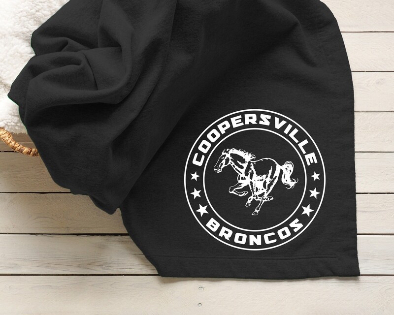 Black Sweatshirt Stadium Blanket