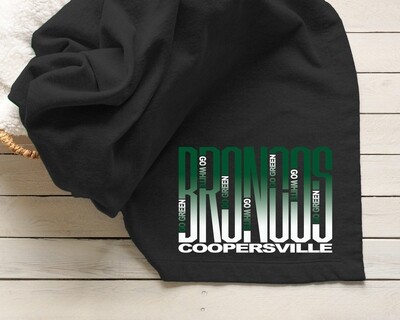 Black Sweatshirt Stadium Blanket