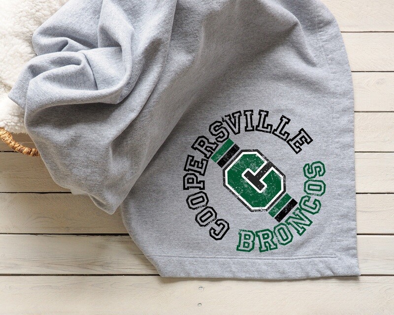 Grey Sweatshirt Stadium Blanket