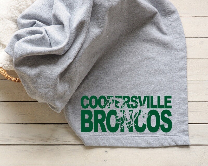 Grey Sweatshirt Stadium Blanket