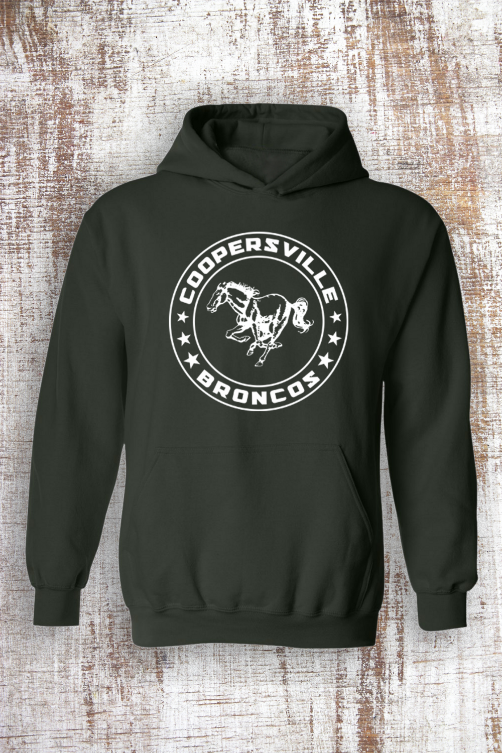 The Relic Unisex Hoodie, Color: Forest Green