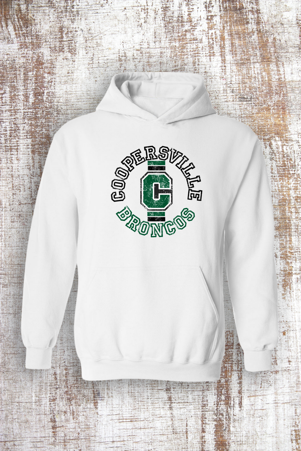 C Bars Unisex Hoodie, Color: White