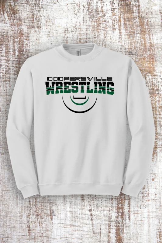Wrestling black-green Sweatshirt - hooded and crew